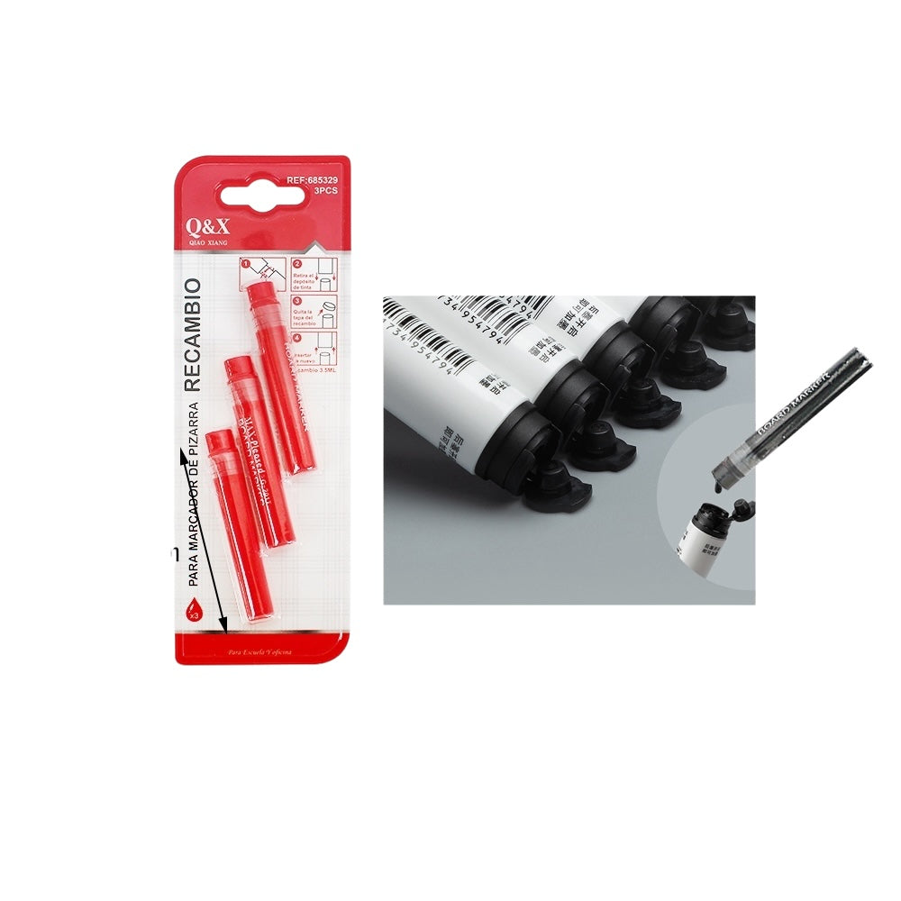 Recambio de tinta para Marcador de Pizarra – Q&X