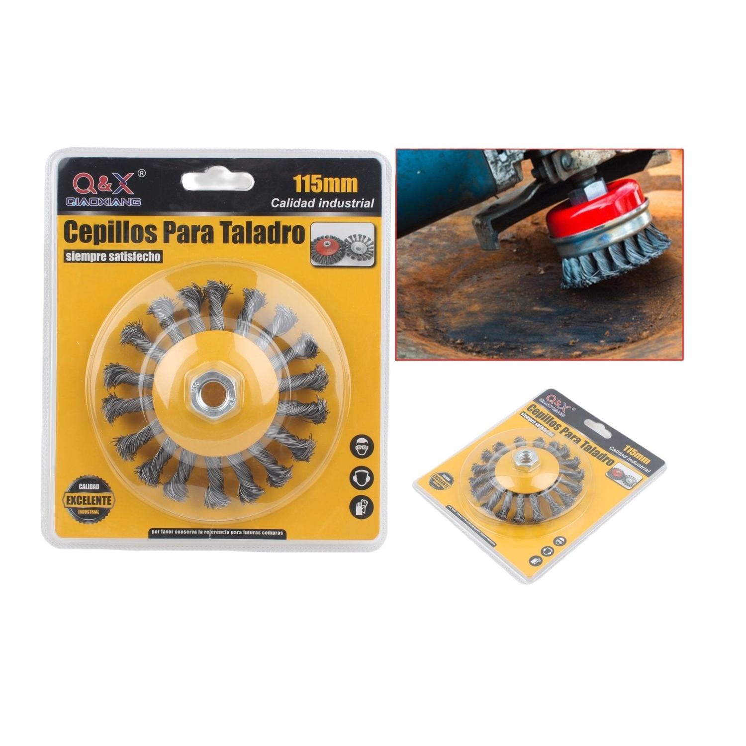 1 Cepillo De Disco De Alambre De 115 Mm.