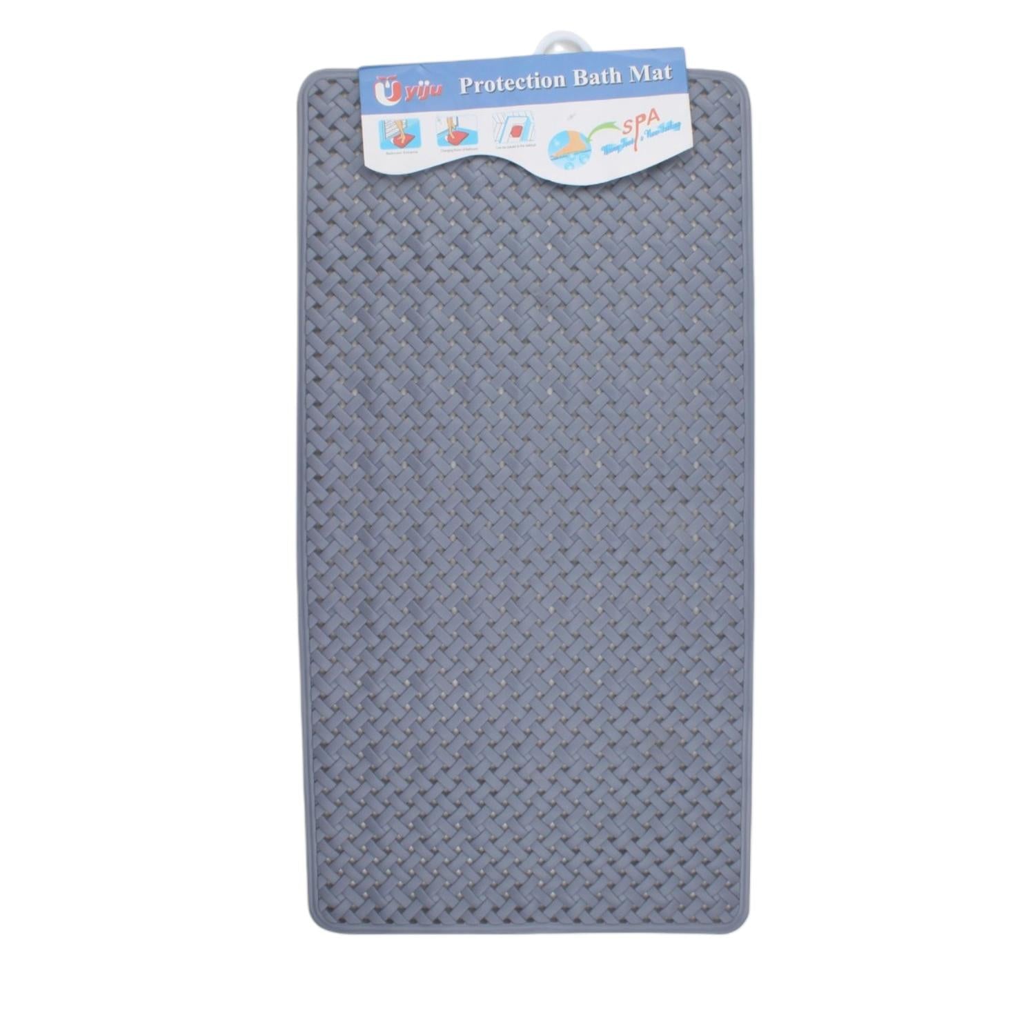 Alfombra De Baño Color Liso A Rayas Diplomáticas 7040