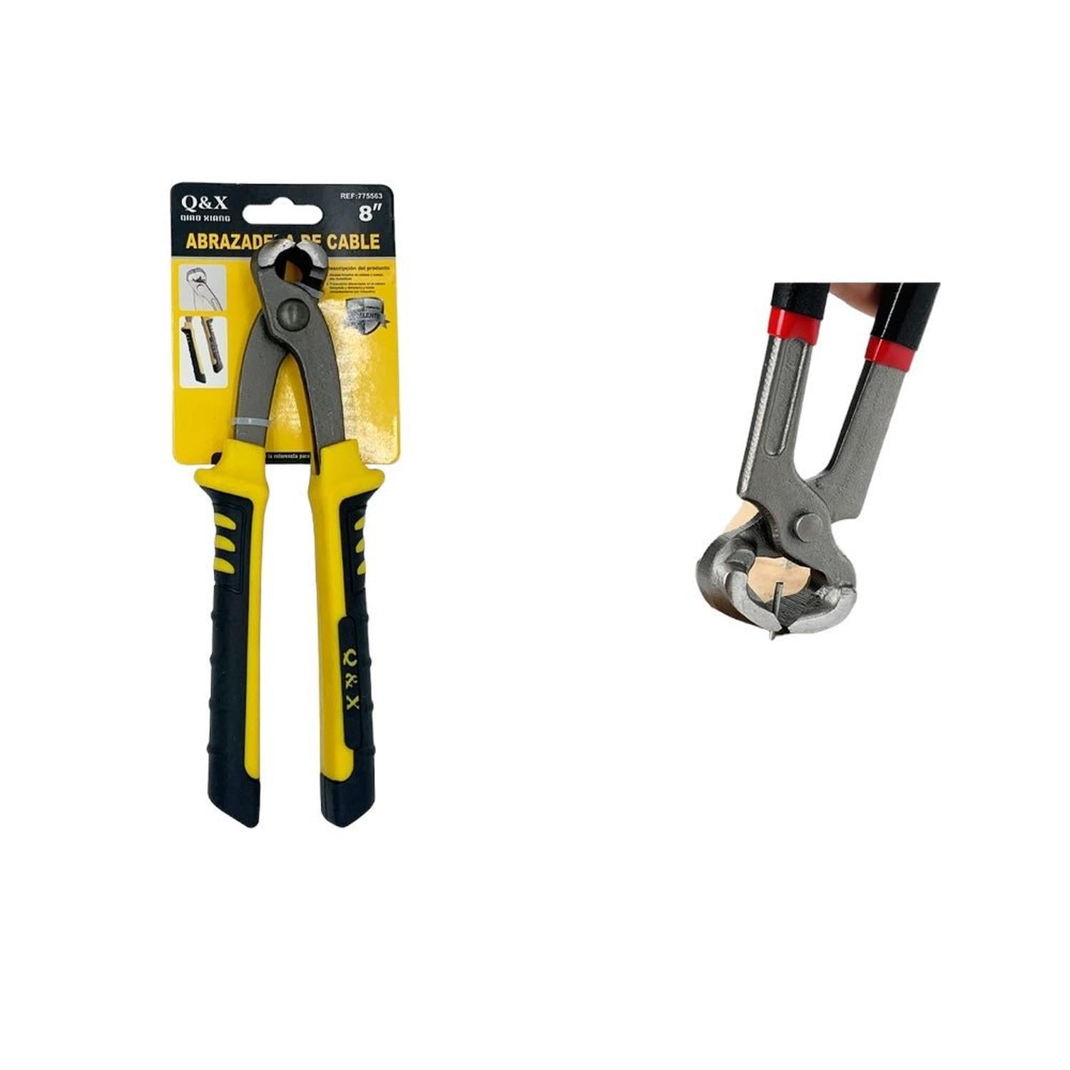 Alicates Para Sujetar Cables Pulidos Naturales De 8 Pulgadas
