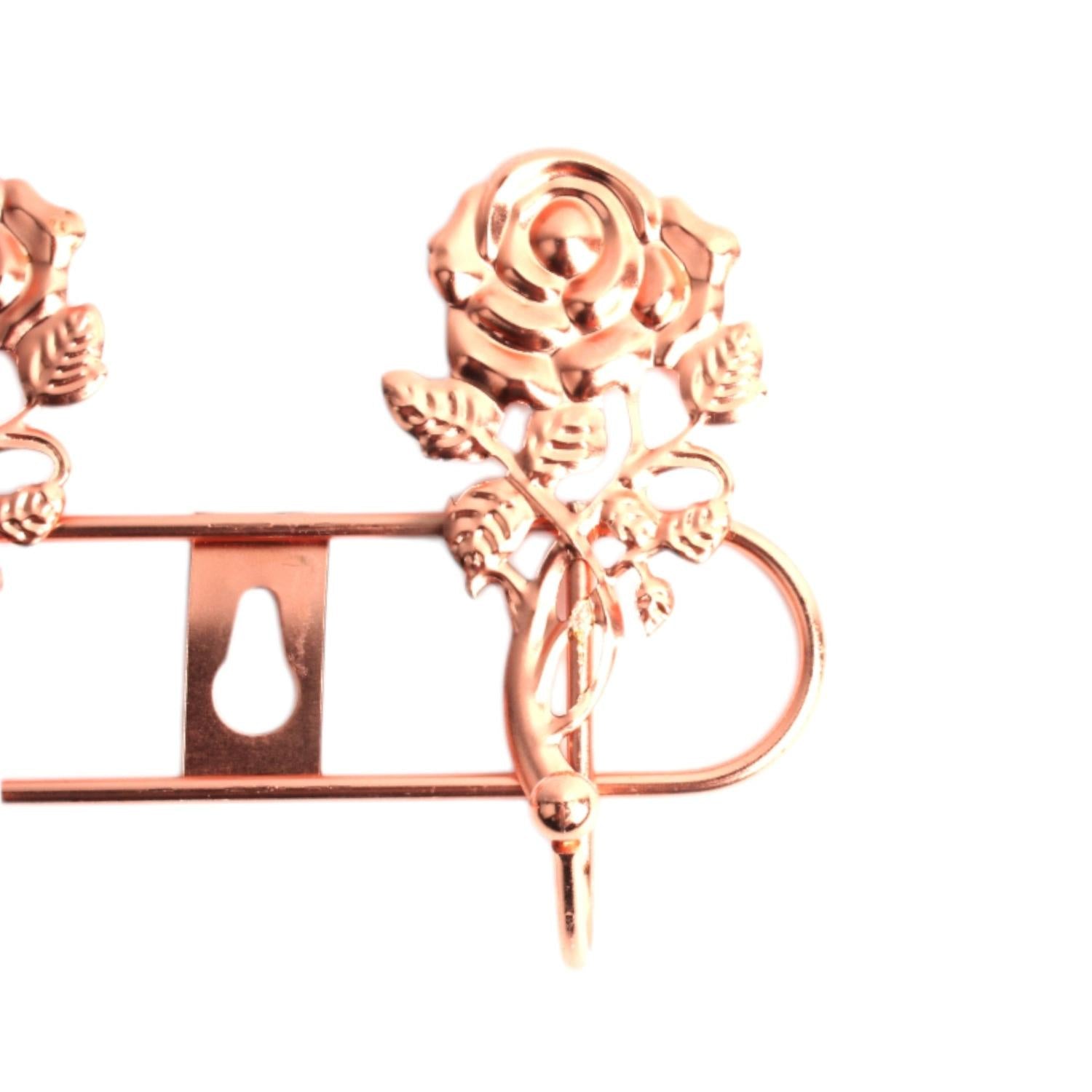 Lx119-Gancho De Oro Rosa De 8 Cabezas