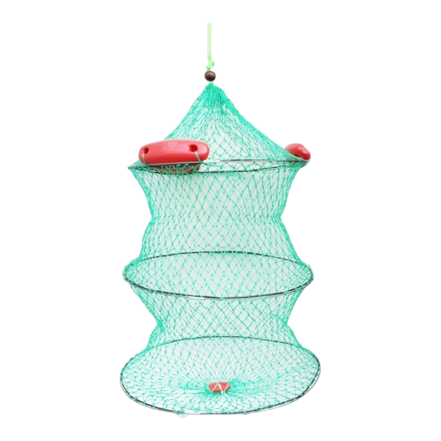 Red flotante de pesca con tres aros 40*50