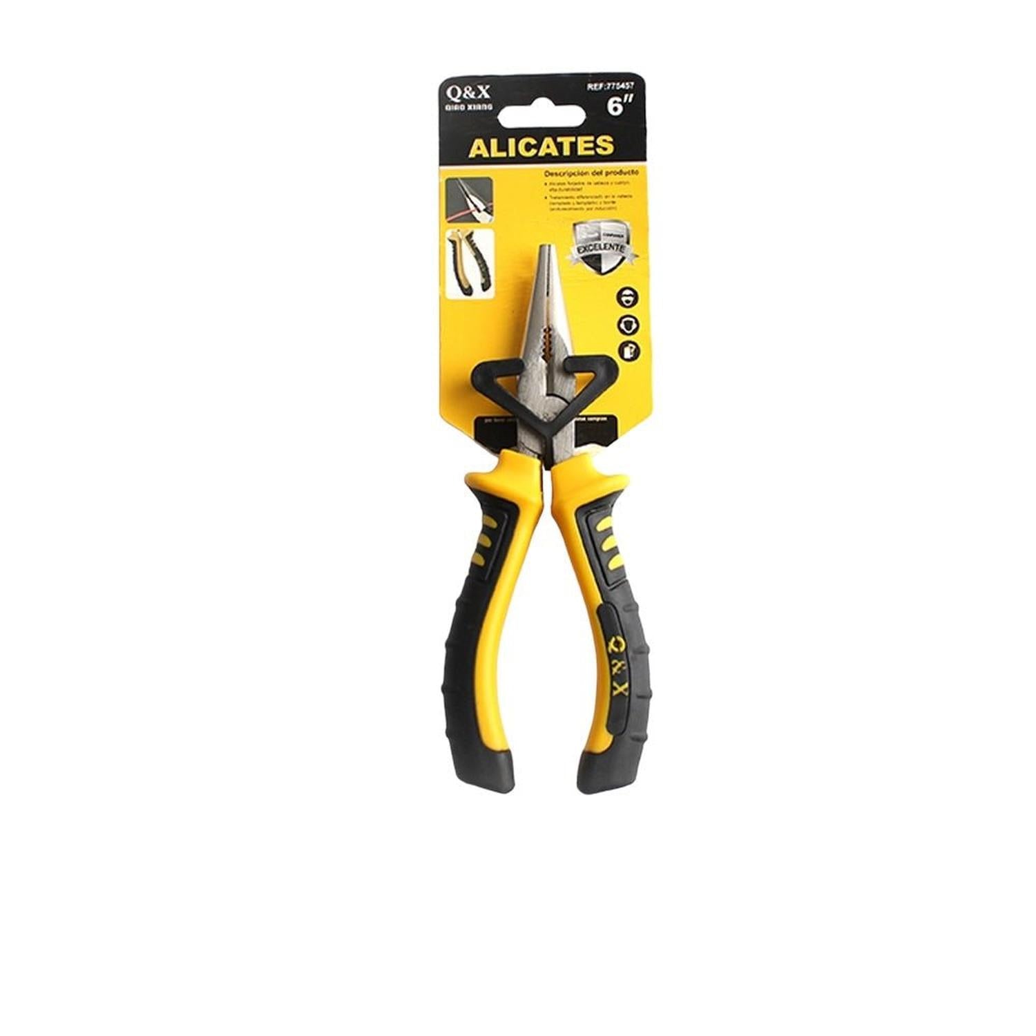 Alicates De Punta Fina Niquelados De 6 Pulgadas