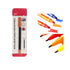 Marcador acuarelable doble punta naranja