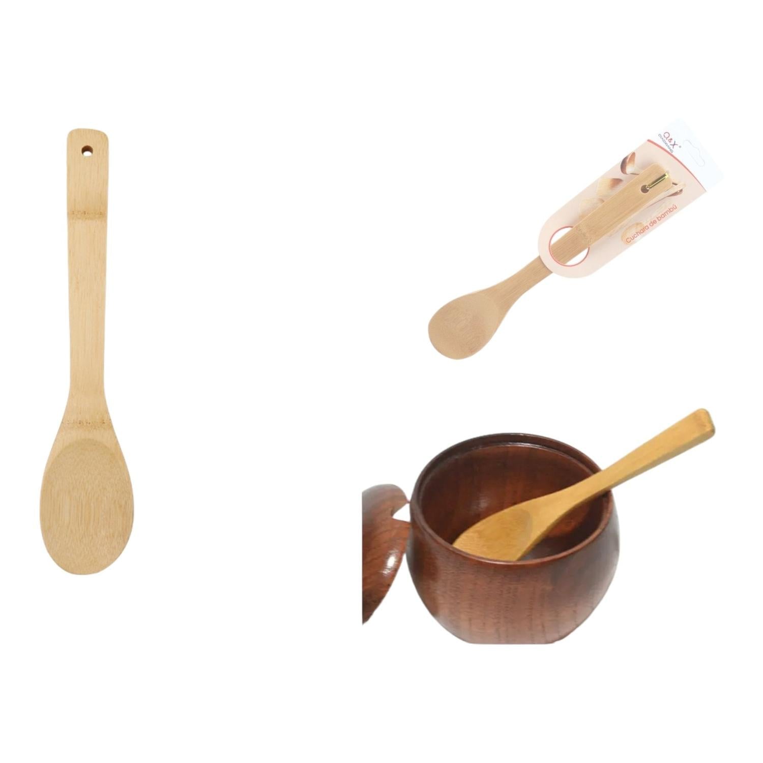 Cuchara De Bambu 30Cm