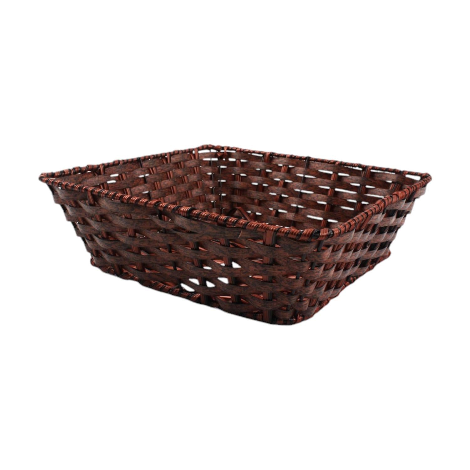 Cesta de mimbre para pan 24 x 24 x 8 cm