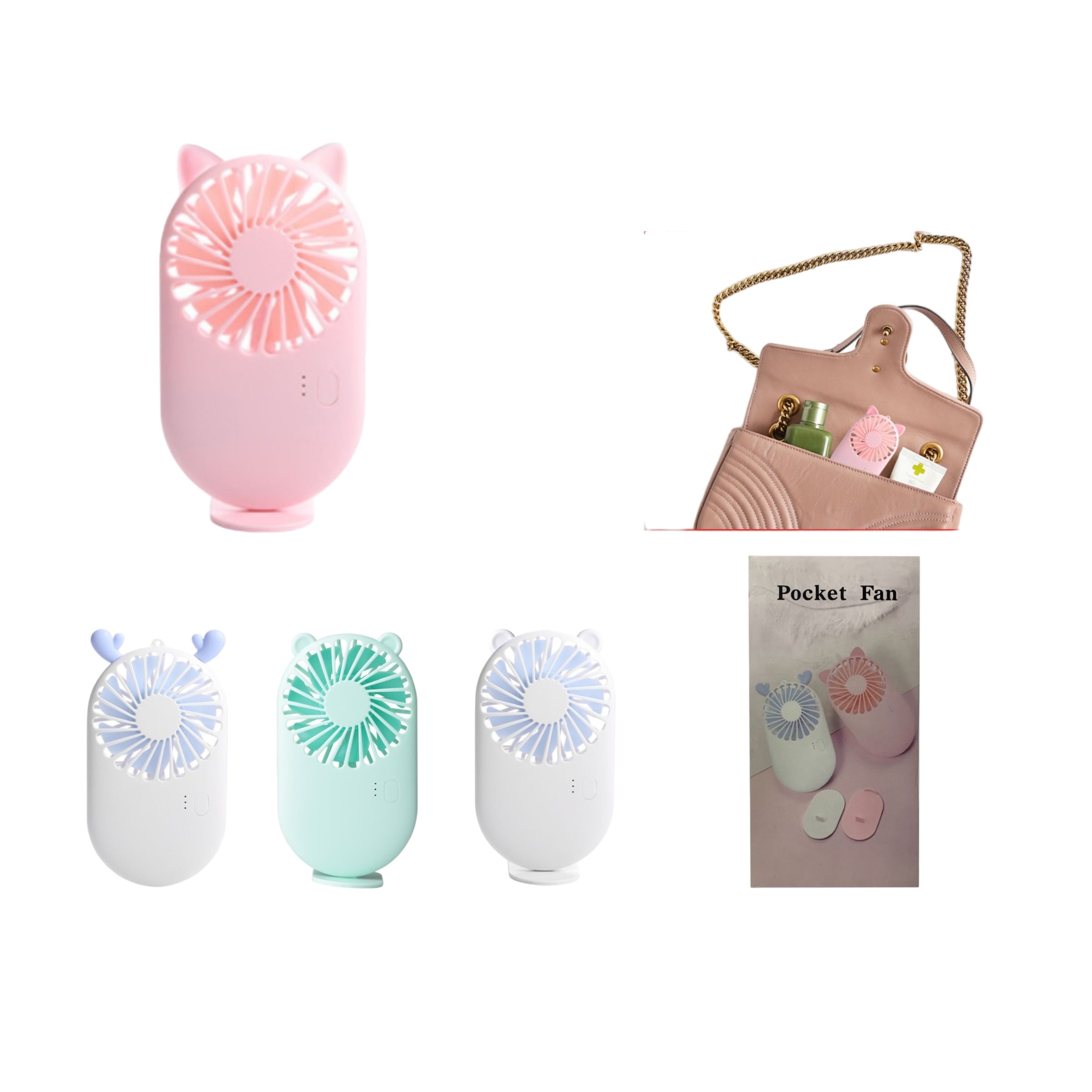 Ventilador de Bolsillo Portátil