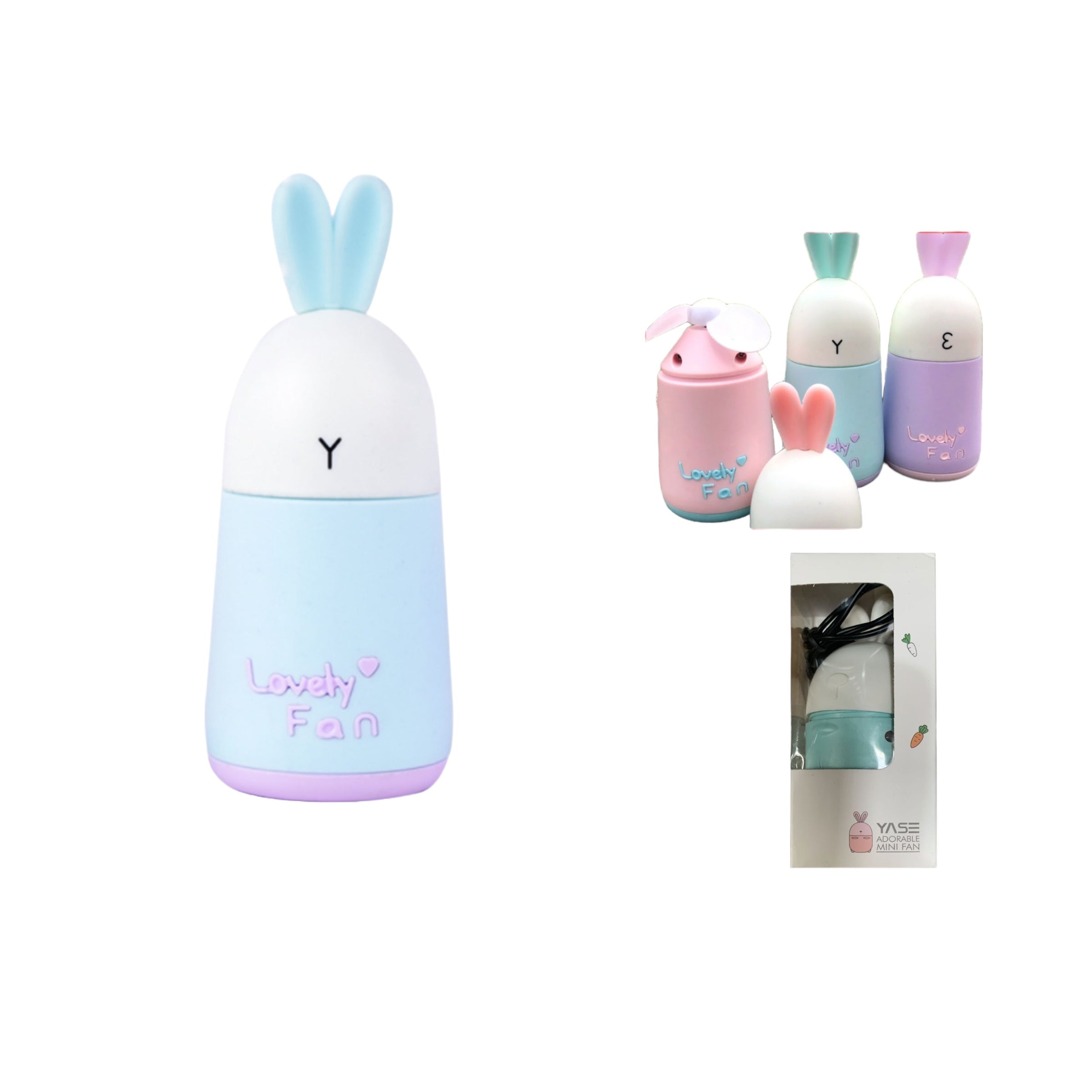 Ventilador USB Conejito Portátil