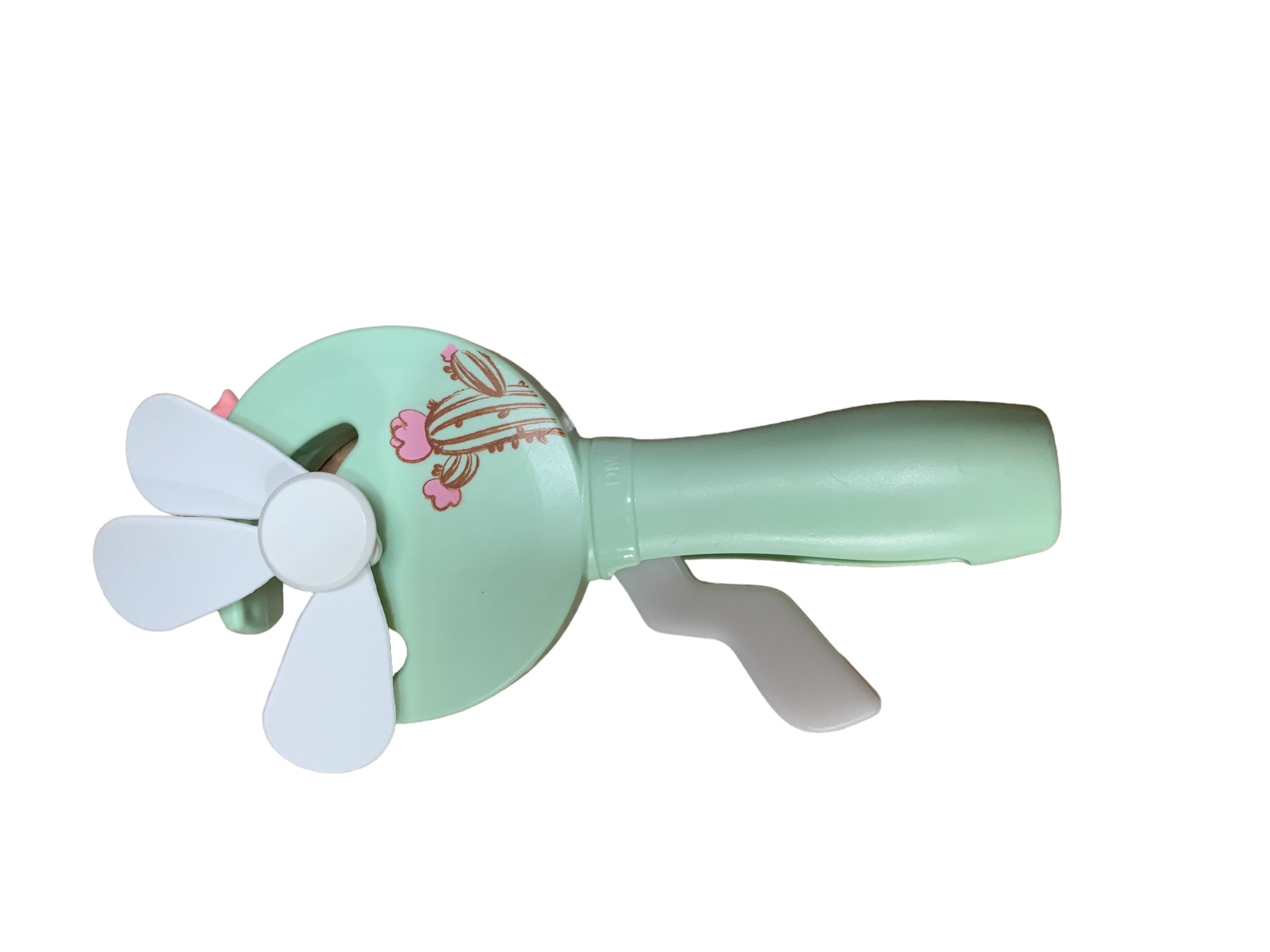 Ventilador Manual con Diseño de Luna y Conejito