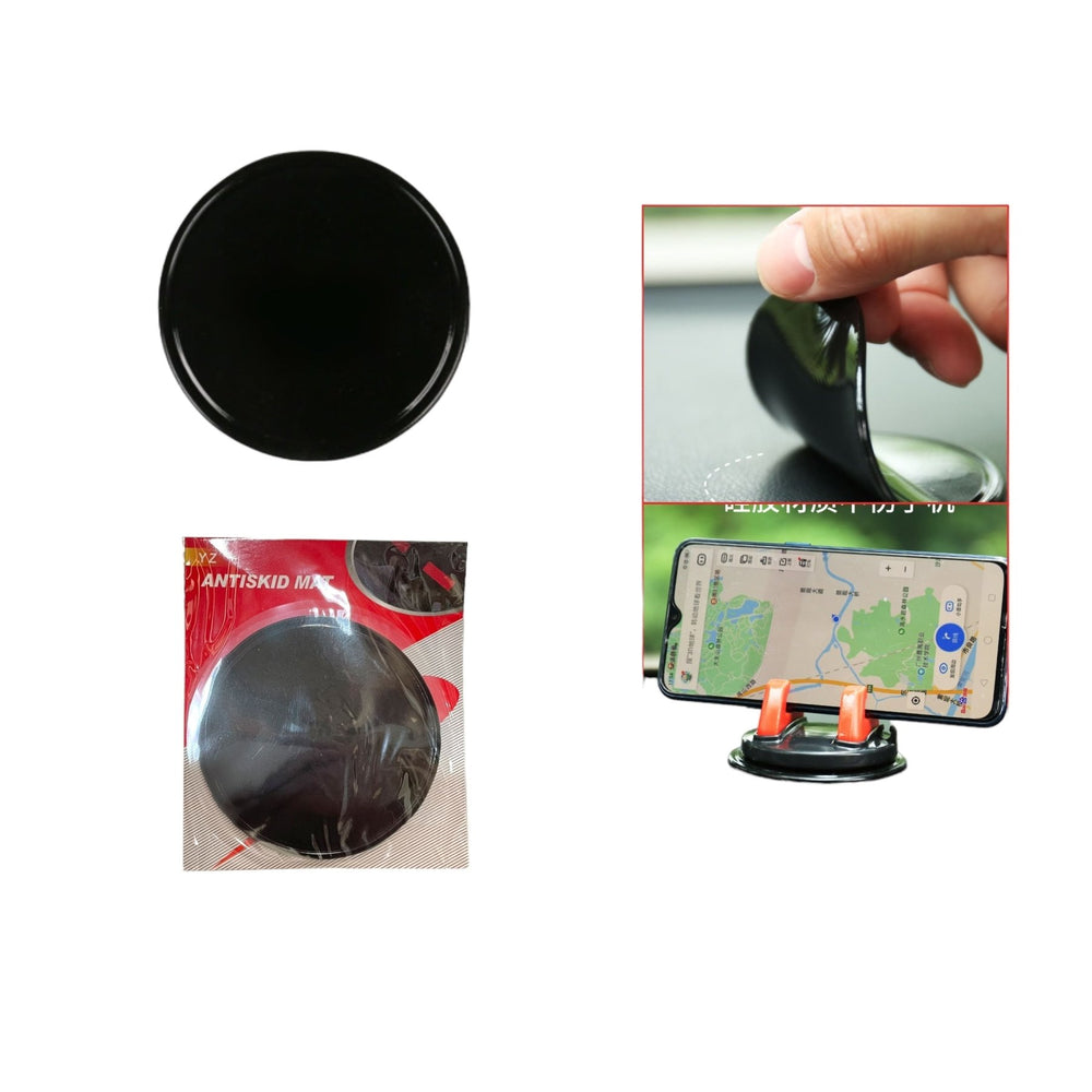 Adhesivo Redondo De Silicona Para Tel¨¦fono M¨®vil De 9,5 Cm. - Q&X