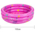 Piscina Inflable Infantil 150 cm Fondo Plano - Color Rosa