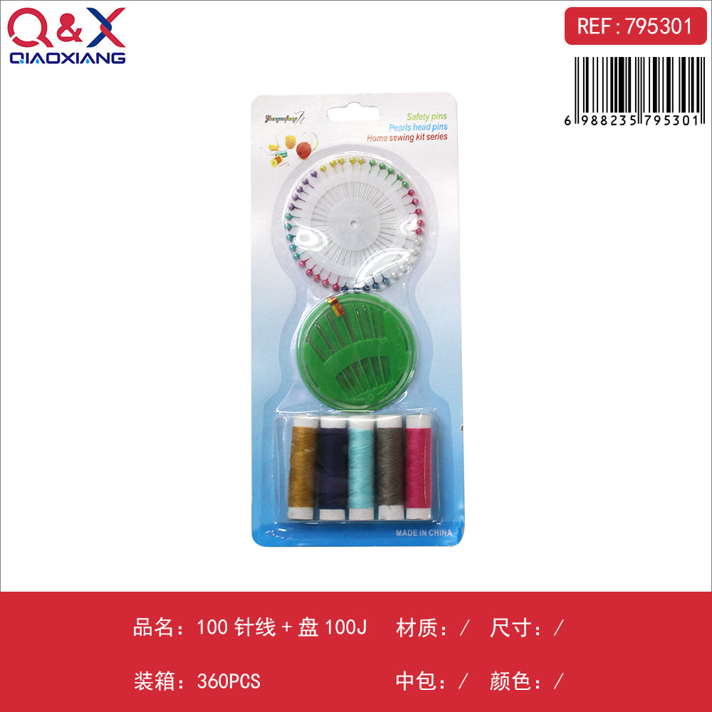 Pack x 20 100 Aguja hilo + carrete 100J