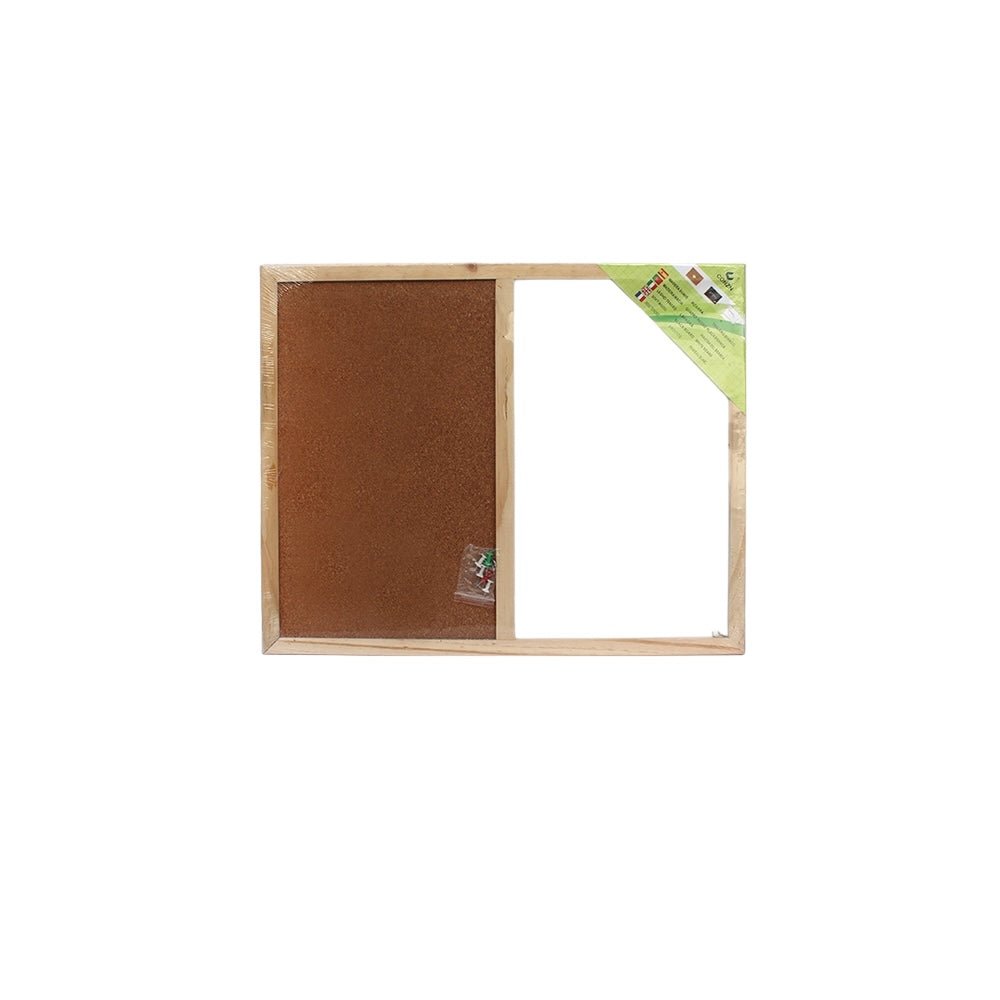 Pizarra Blanca Mitad Corcho 40*50Cm - Q&X