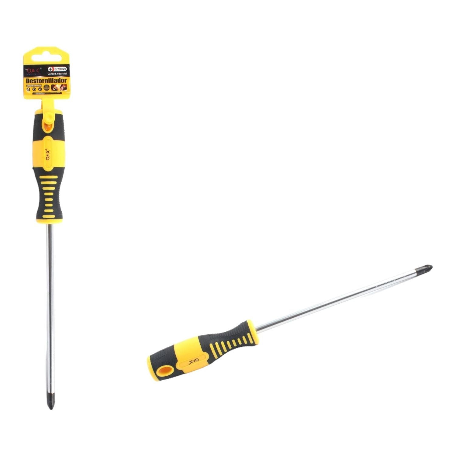 Destornillador Con Mango De Seta (Cruz 8*200) Magnetizado