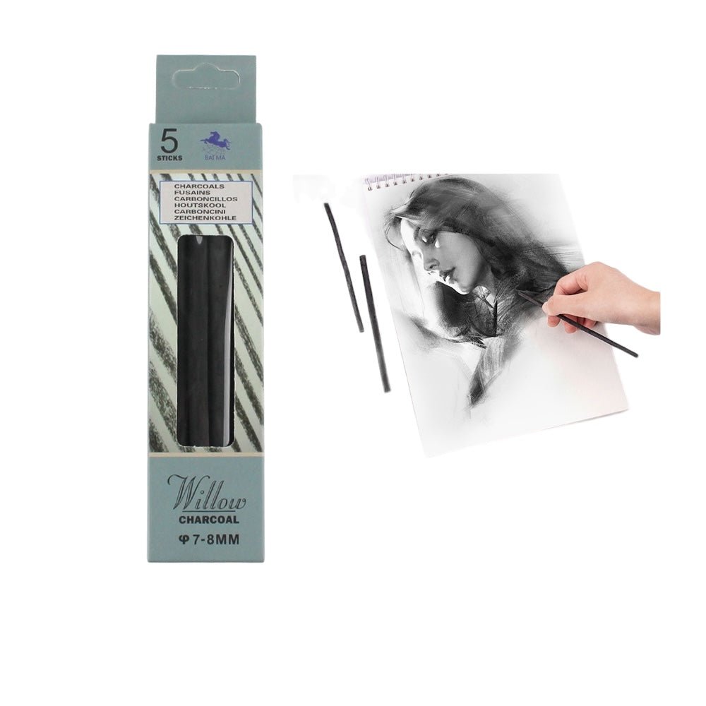 5 Palitos De Carb¨®n Fino - Q&X