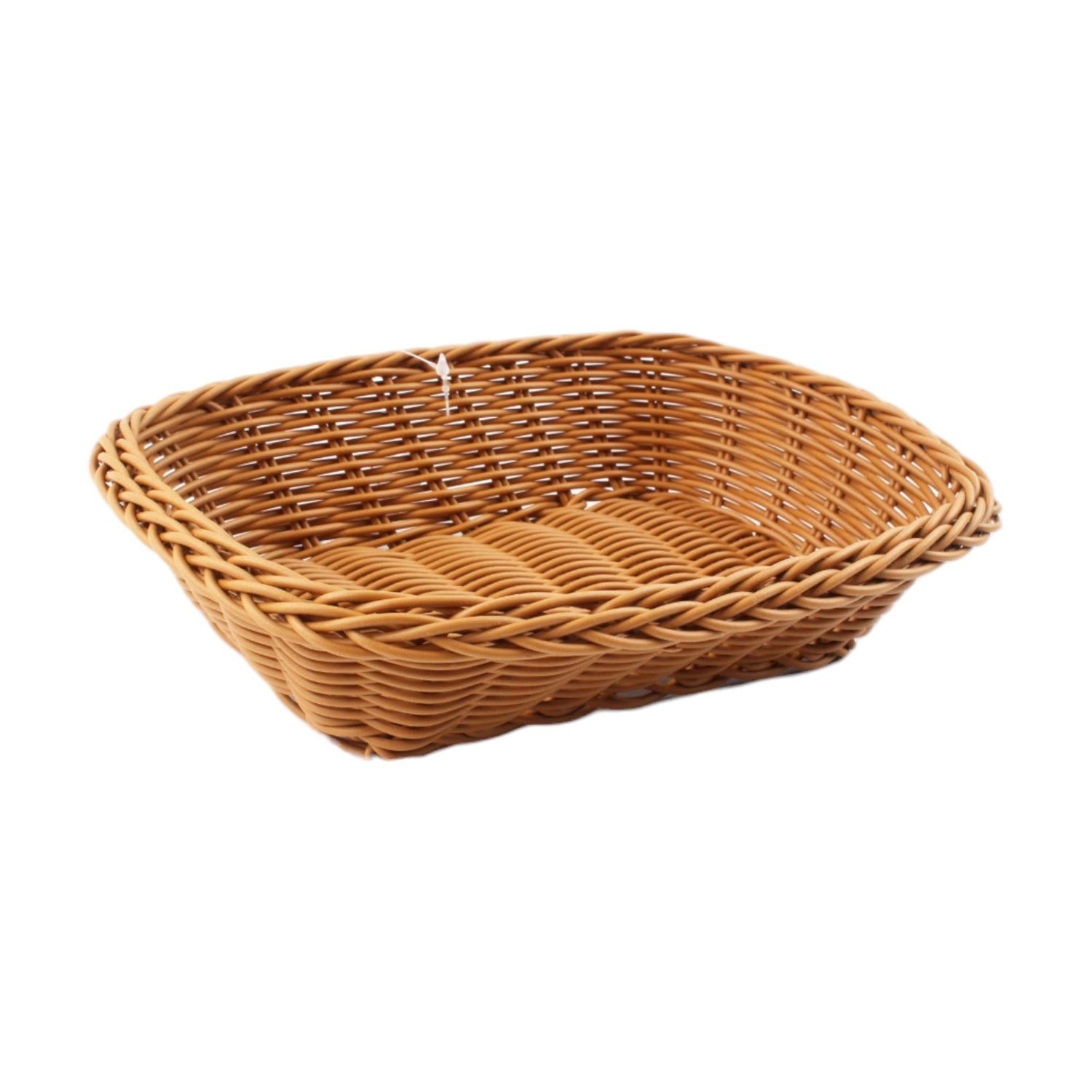 Cesta de mimbre para pan 24 x 17 x 7 cm