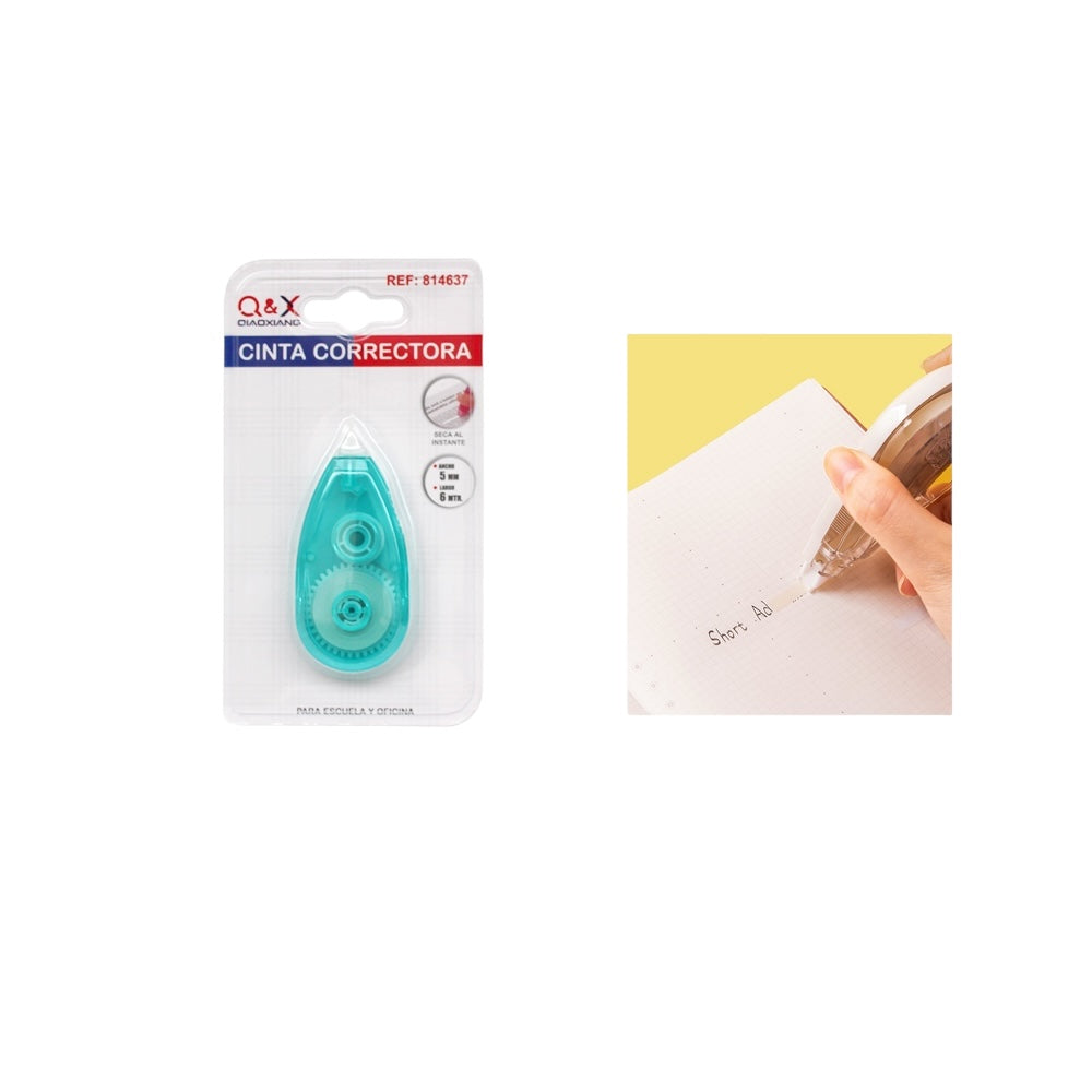 Cinta Correctora– Precisión y limpieza en cada corrección