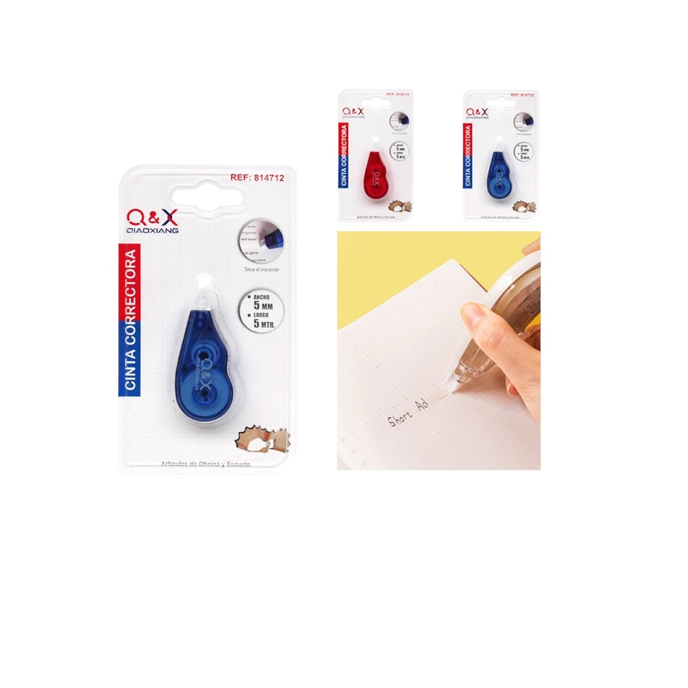 Cinta Correctora– Corrección Precisa y Compacta
