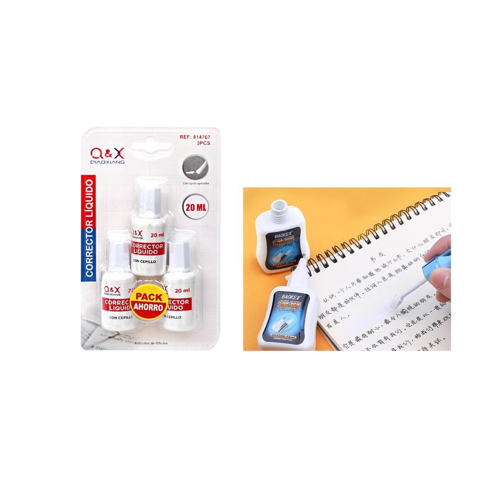 2821 Cepillo Corrector Succi¨®n Total 20Ml 3Uds - Q&X