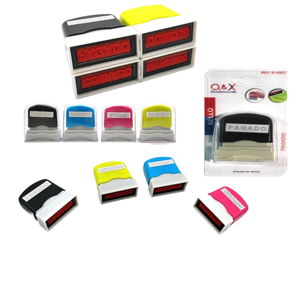 Sello Automático de Oficina – Frase “PAGADO”
