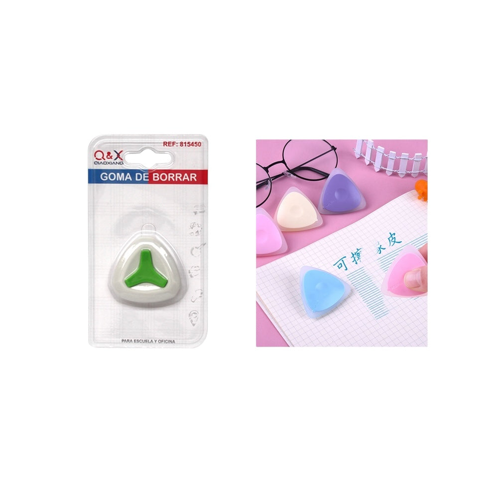Goma de Borrar Triangular con Funda