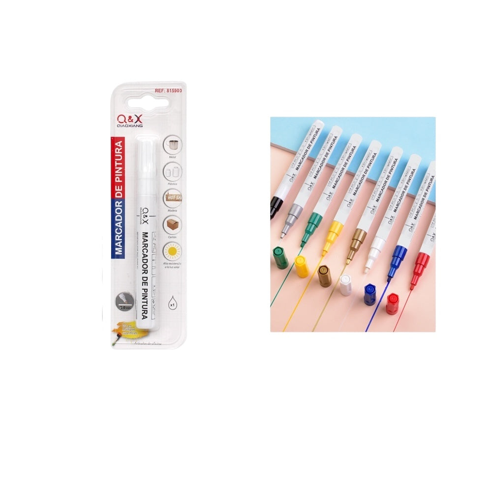 Marcador de Pintura Q&X - Color Blanco