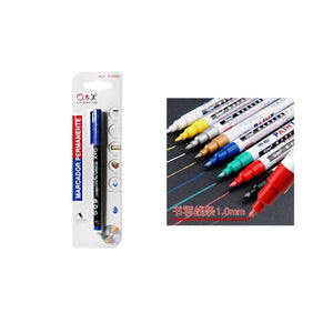 Marcador Permanente Azul Punta 1,0Mm - Q&X