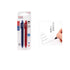 Bolígrafos tinta aceite mate azul y rojo pack 2