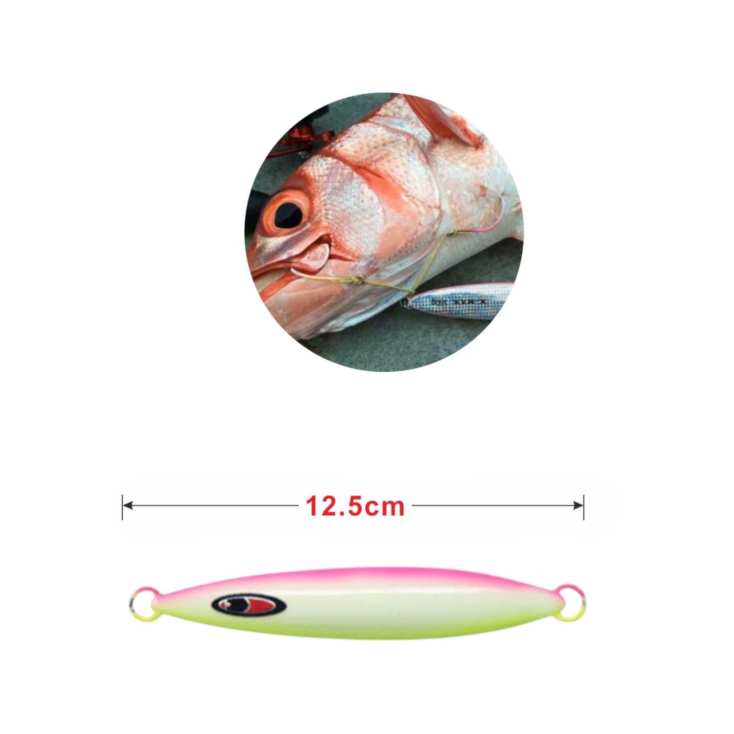 Plomo de pesca 1005-120G con triple gancho