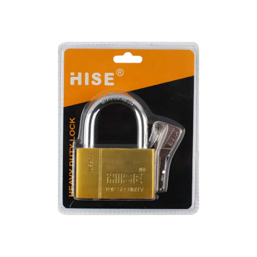 Candado dorado de doble burbuja 70# con alta seguridad