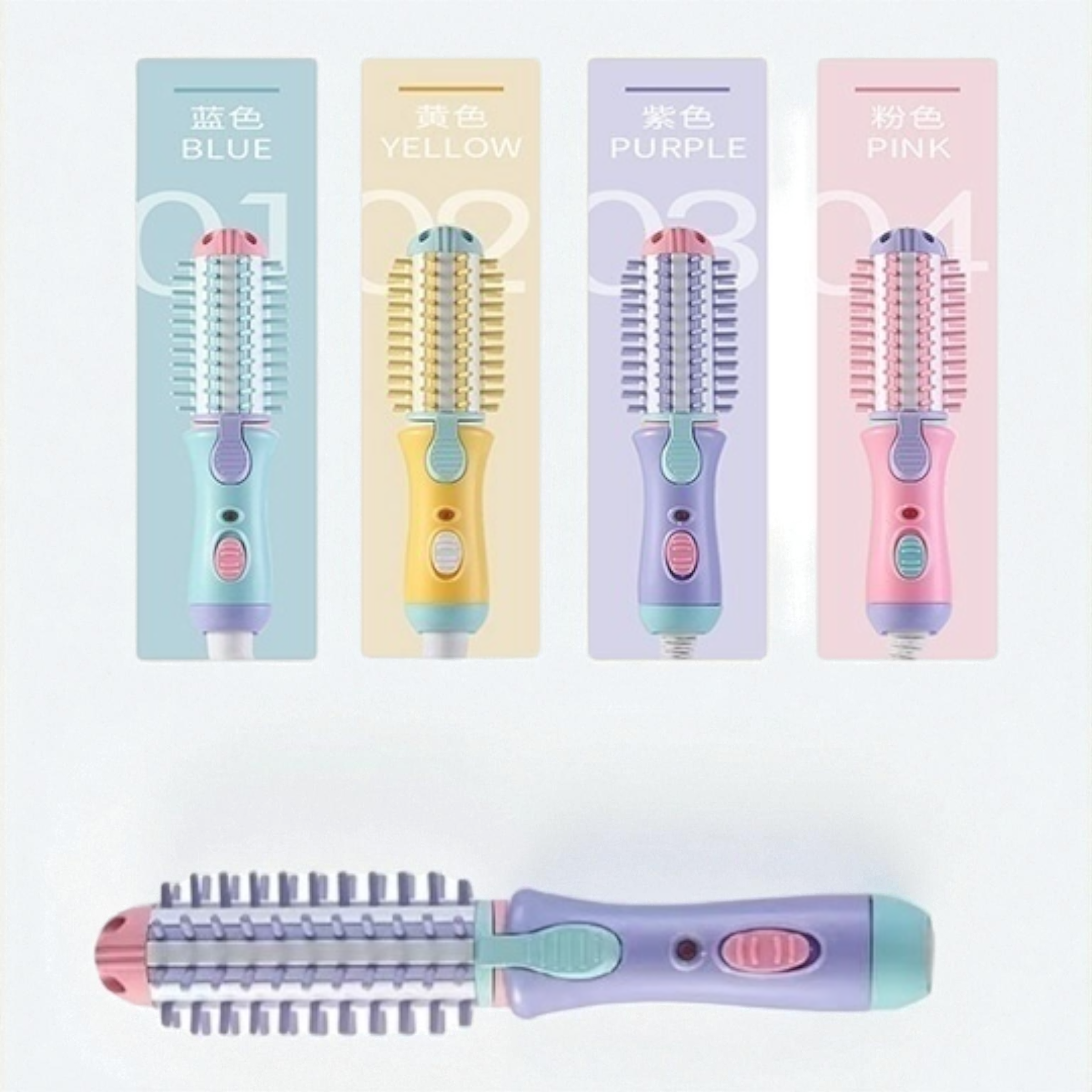 CEPILLO PLANCHA NIÑA COLORES