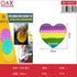 Pop-it macarrón corazón 20 cm