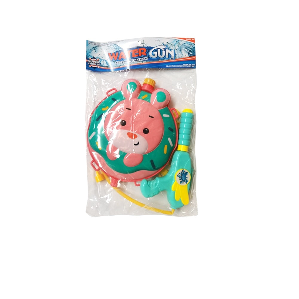 Pistola de Agua con Mochila Diseño Oso Rosado
