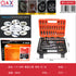 Kit herramientas 1/4 54PC bicolor S2 SA