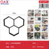 Molde hexagonal para pavimento