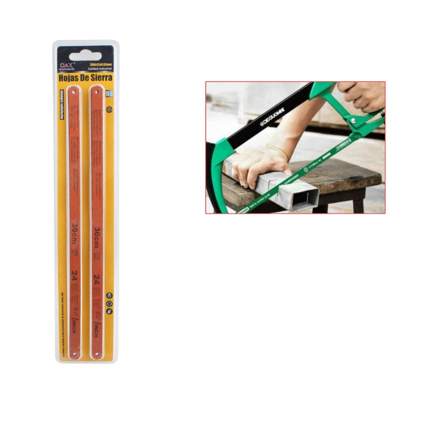 Hojas de sierra 10 piezas 300120.65mm