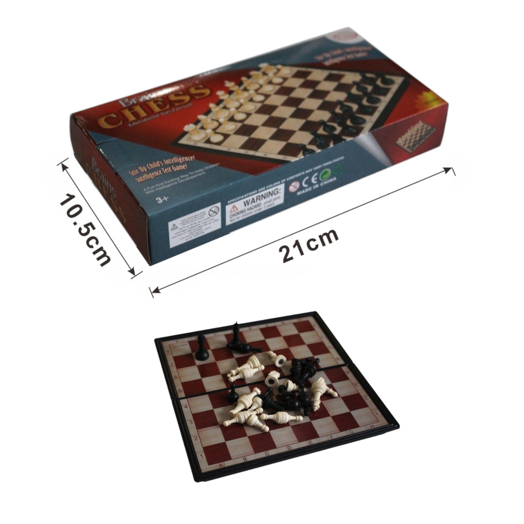 Juego de Ajedrez Clásico – Tablero Plegable