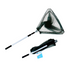 Red de pesca triangular automática 1.7 m mango blanco