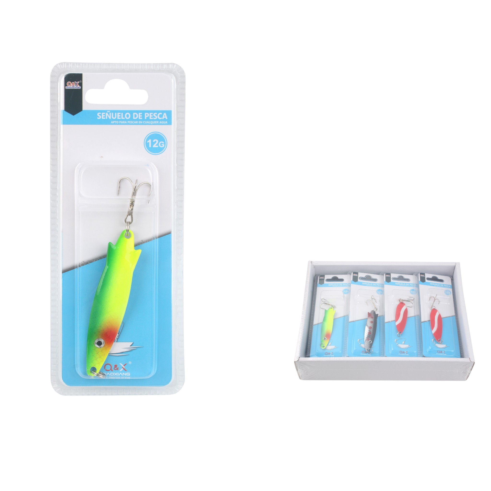 Señuelo metálico tipo cuchara 12 g