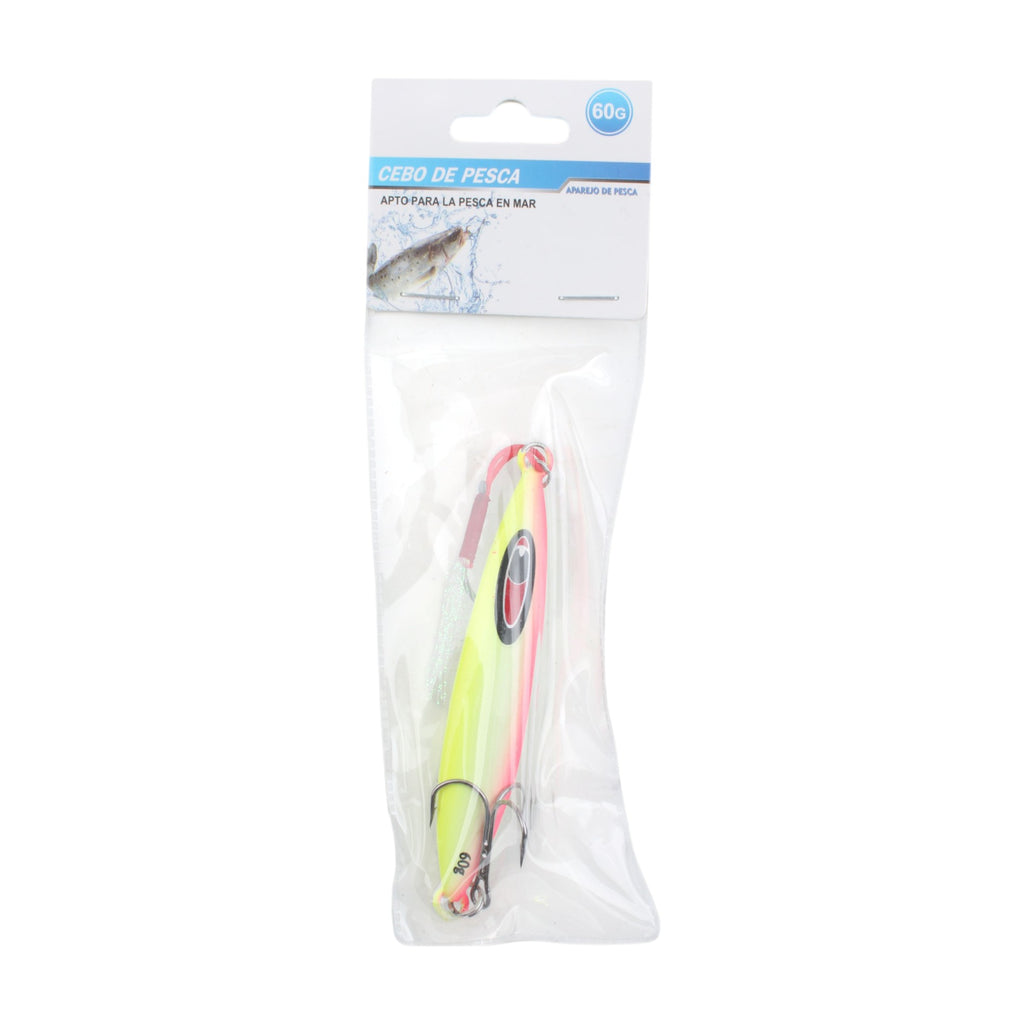 Plomo de pesca 1005-60G con triple gancho - Q&X