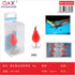 Colgante de plomo luminoso de cuero con gancho 30g