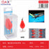 Colgante de plomo luminoso de cuero con gancho 60g