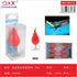 Colgante de plomo luminoso de cuero con gancho 80g