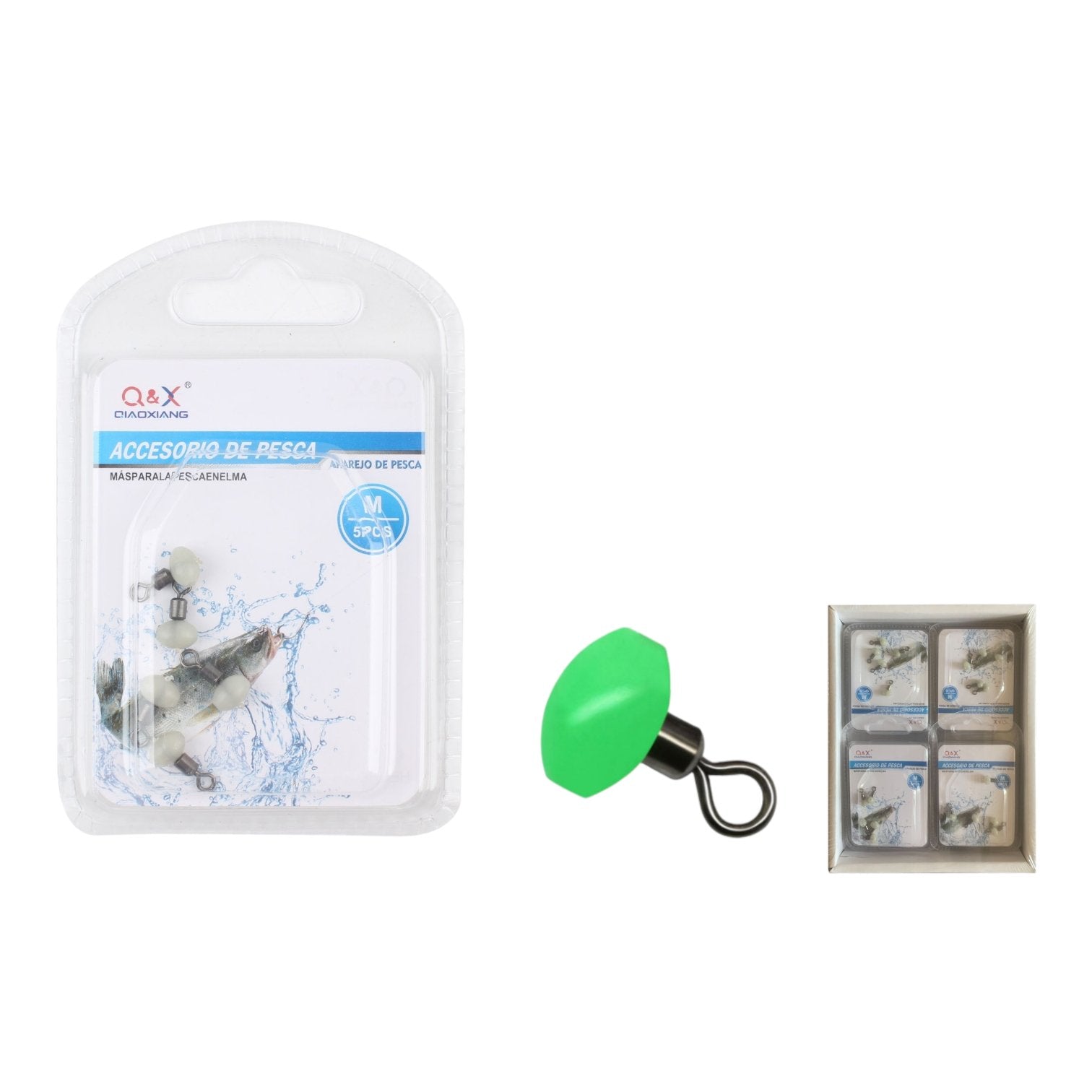 (Accesorios De Aparejos De Pesca) Luminoso Nuevo Divisor Luminoso De Pesca En El Mar Tama?o Mediano 5 Uds - Q&X