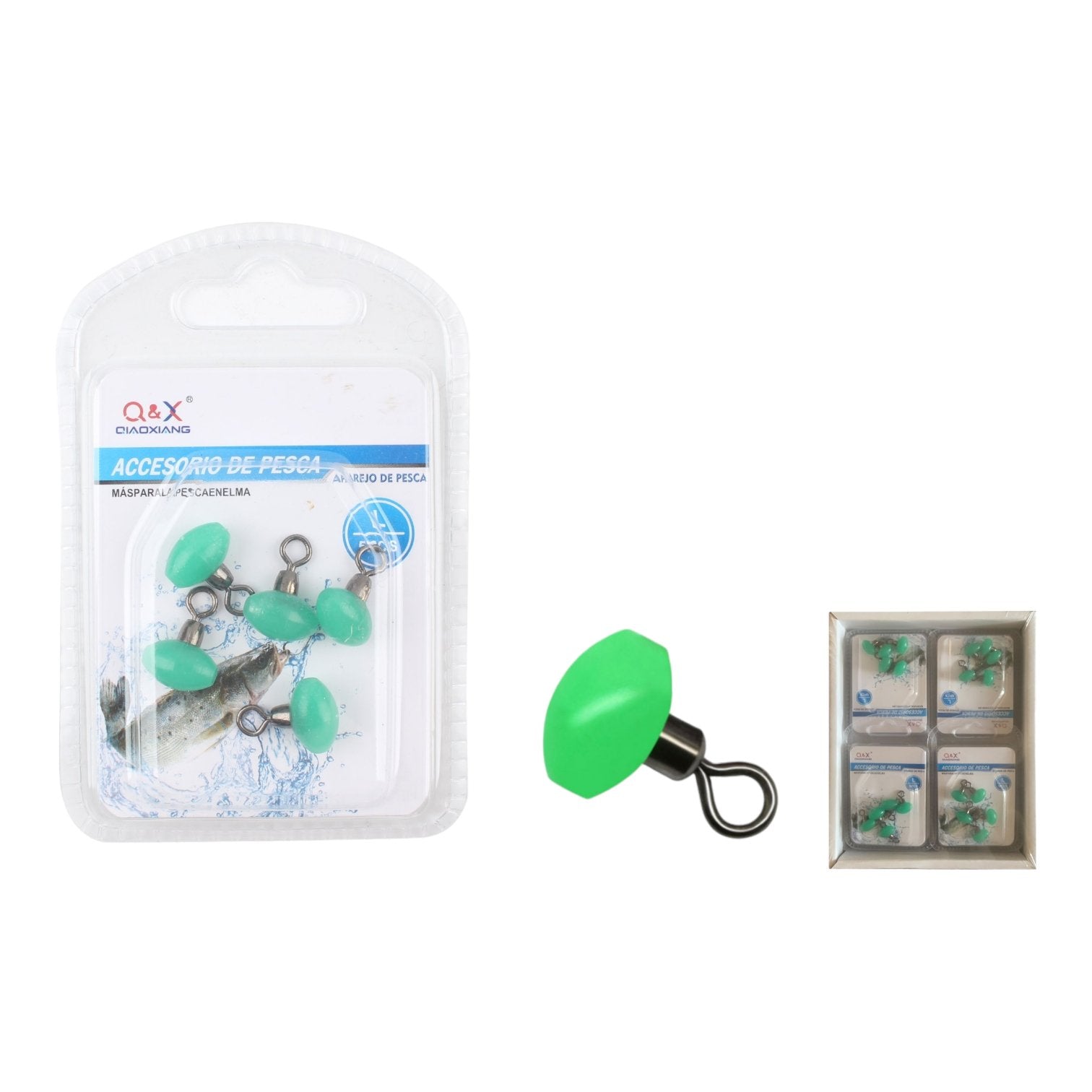 (Accesorios De Aparejos De Pesca) Luminoso Nuevo Divisor Luminoso De Pesca En El Mar De Gran Tama?o 5 Uds - Q&X