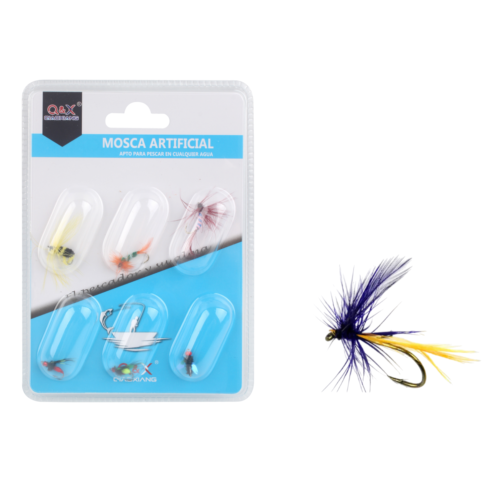 Anzuelos biónicos (6 pzs)