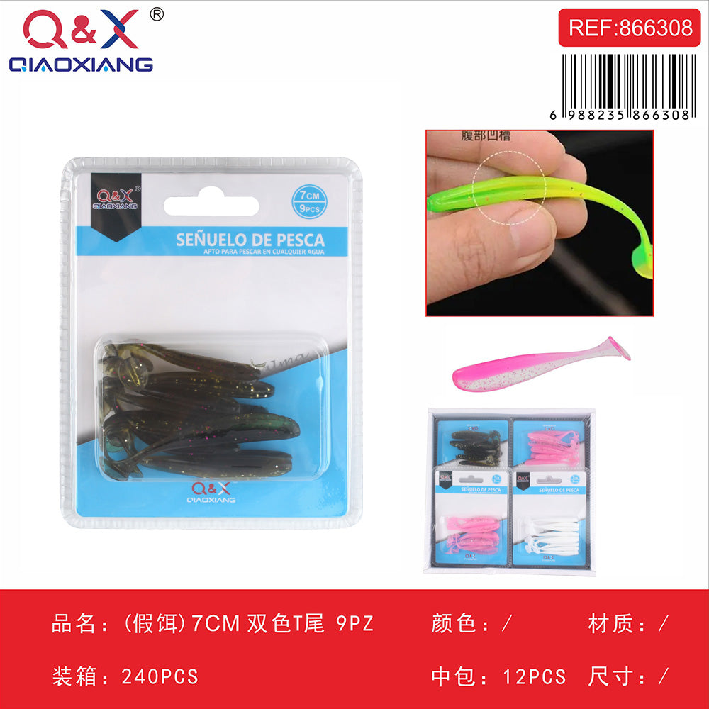 Cola T Bicolor 7CM 9PCS