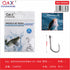 Anzuelo Iseama con Ojal Universal N°4 Negro Níquel 10PCS