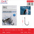 Anzuelo Chinu con Ojal Uso Mar N°6 Negro Níquel 10PCS