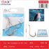 Anzuelo Marítimo Pulpo 0083 8/0 Blanco 5PCS